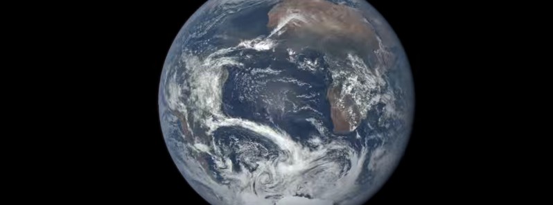A full year of life on Earth as seen 1.6 million km away