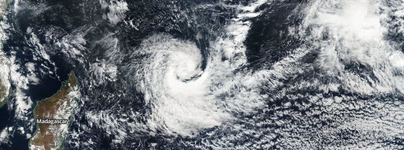 Early season Abela forms in the southwest Indian Ocean, moving toward Madagascar