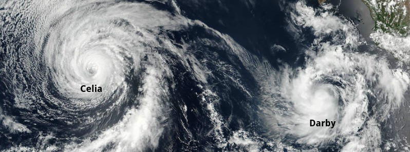 Darby becomes the third hurricane of the 2016 eastern Pacific hurricane season