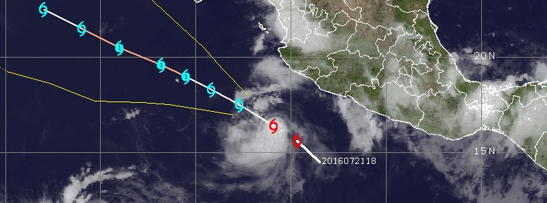 Tropical Storm “Frank” forms, to pass near the coast of Baja California, Mexico