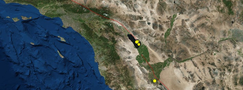 Increased risk of a major earthquake on San Andreas fault, California
