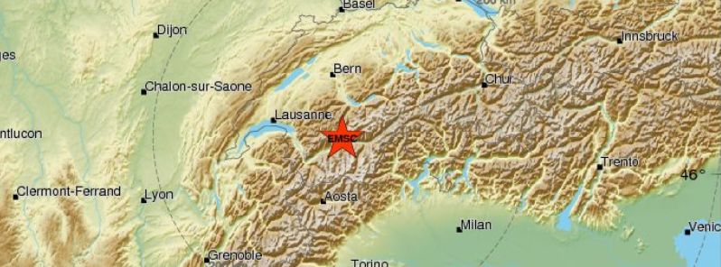 Six earthquakes hit Switzerland, including rare M4.1
