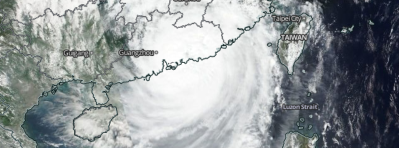 Typhoon “Haima” slams into China, intense winds and rainstorms anticipated