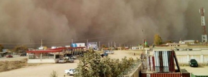 Heavy dust storm blankets northern Afghanistan