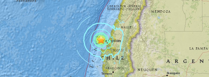 Series of strong earthquakes hit Conception, Chile