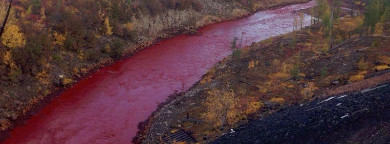 Russian metal giant fined for turning river red with pollution