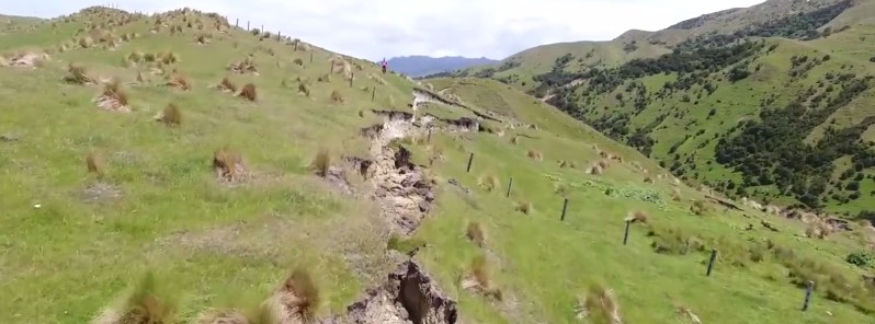 Drones capture massive earth changes after Kaikoura Earthquake