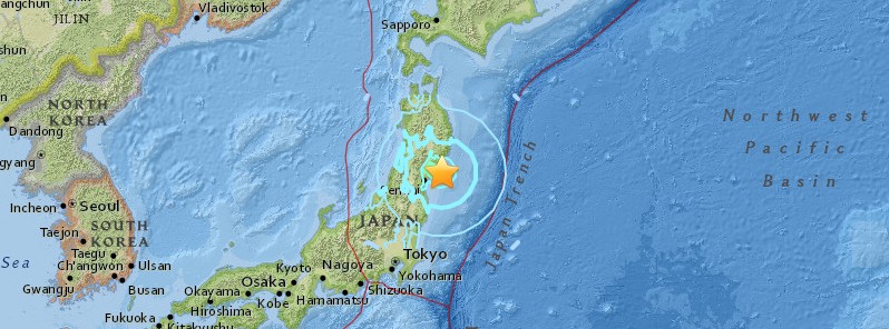 Strong M5.8 earthquake hits near Sendai, Japan