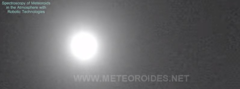 Bright fireball observed over Spain