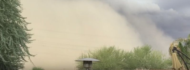 Unseasonal dust storm sweeps through Phoenix
