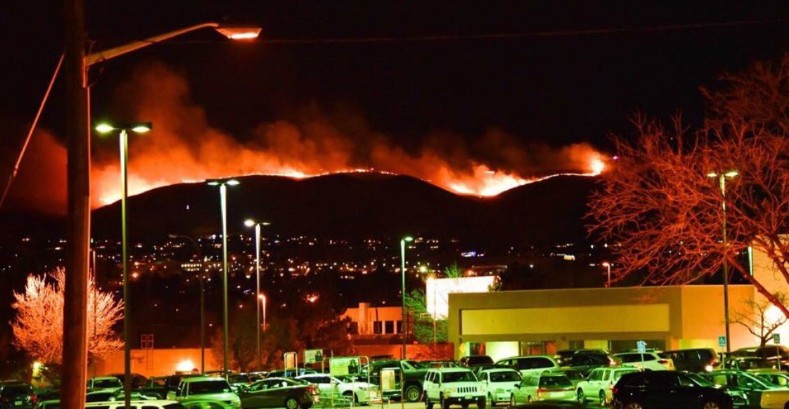 Massive wildfires burning around Gatlinburg, Tennessee