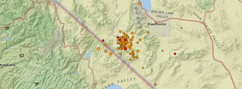 Nevada Seismological Laboratory on Hawthorne earthquakes