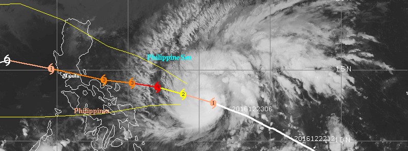 Typhoon “Nock-Ten” intensifies, heading toward Manila, Philippines