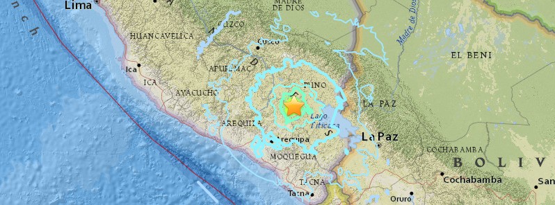 Very shallow M6.3 earthquake hits southern Peru