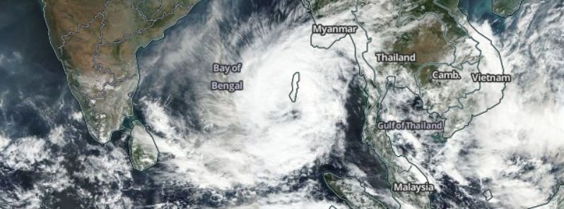 Tropical Cylone “Vardah” eyeing north-central India