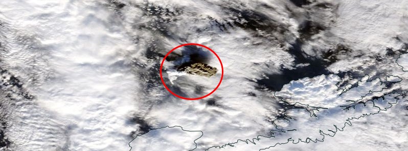 Bogoslof ejects ash more than 9.5 km (31 000 feet) a.s.l., Alaska
