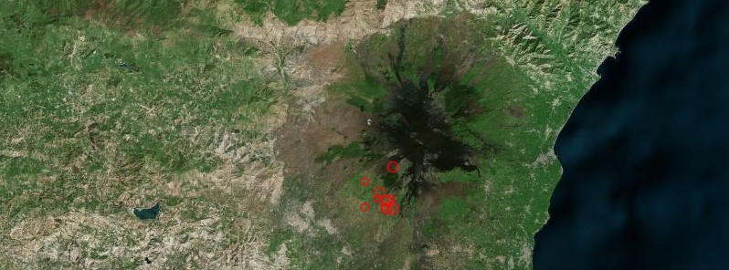 Earthquake swarm detected under Etna volcano, Italy