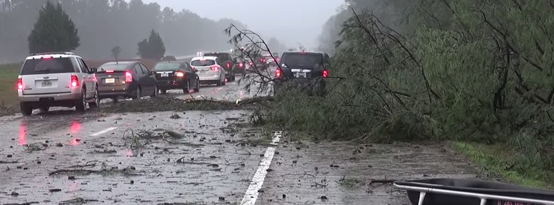 Deadly storms, floods and tornadoes hit the US South