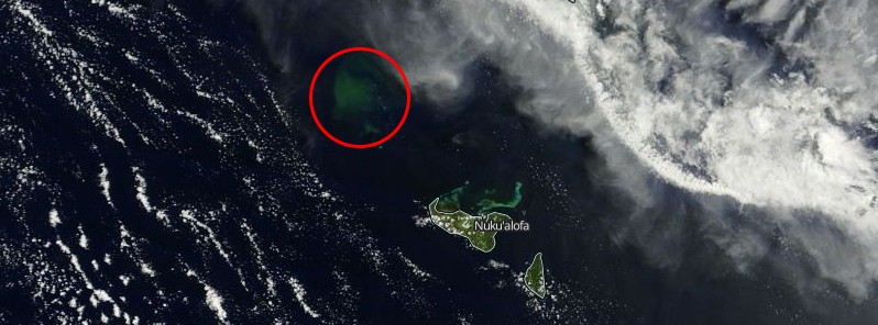 Submarine eruption detected near Tonga