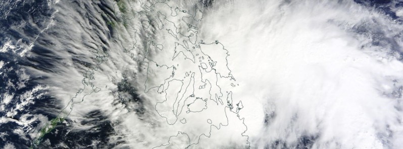 Auring makes landfall over Siargao Island, Philippines