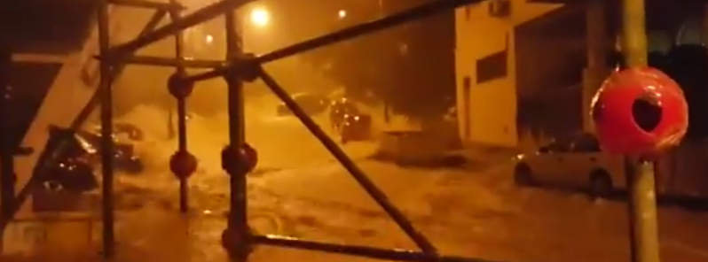 Severe flash flooding hits Malaga, Spain