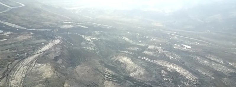 Massive mine waste landslide at Kakanj, Bosnia