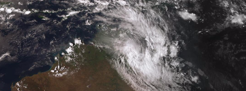 Tropical Cyclone “Alfred” forms in the Gulf of Carpentaria, Australia