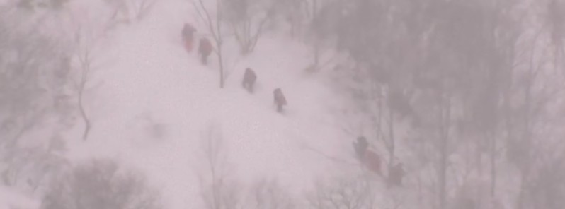 Snow avalanche hits Nasu Onsen ski resort, Japan