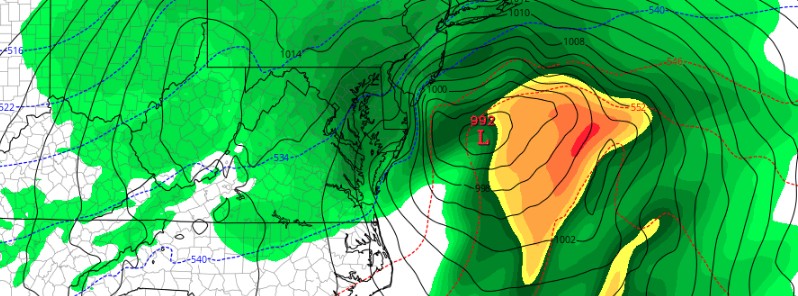 Powerful nor’easter forecast to track along the East Coast
