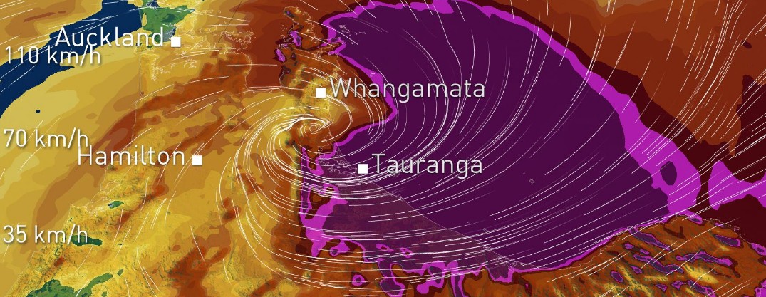 Extremely dangerous Ex-cyclone “Cook” to hit New Zealand