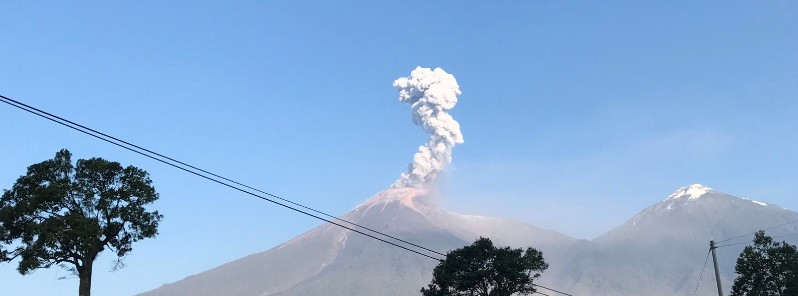 Increased activity at Fuego volcano, Guatemala