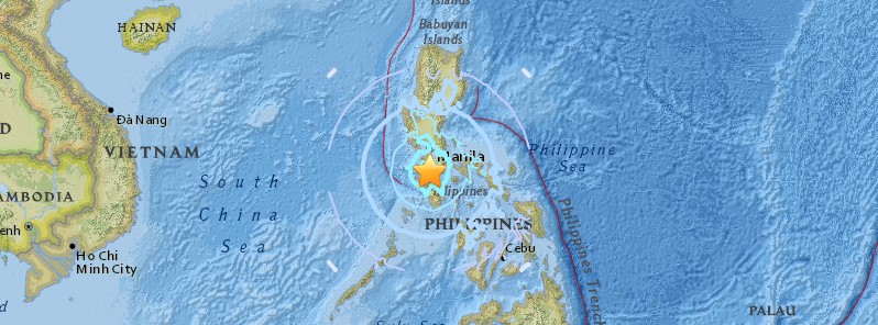 Strong M5.9 earthquake hits Mindoro, Philippines