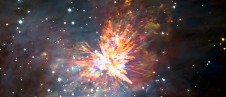 Telescope image shows star formation can be a violent and explosive process