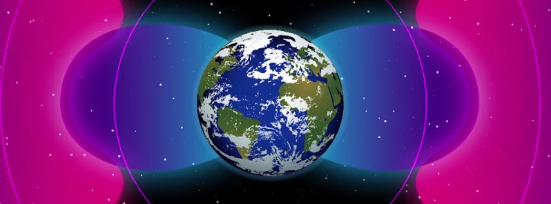 Human-induced barrier around Earth against natural high energy particle radiation