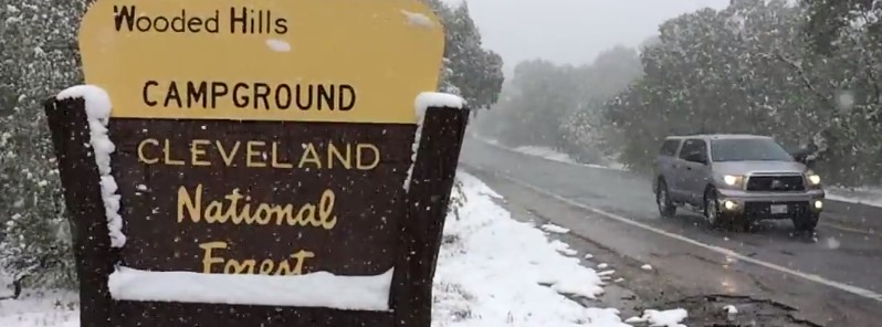 Record-breaking storm brings snow to San Diego, coldest May day on record