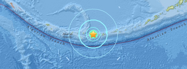 Strong and shallow M6.4 earthquake hit near Tanaga volcano, Alaska