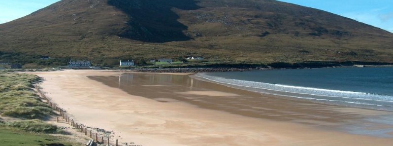 Washed away Irish beach reappears after 33 years, again