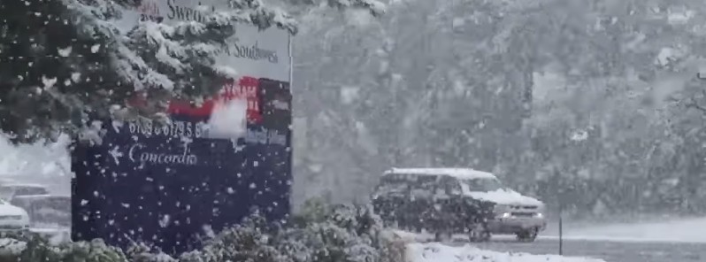 Strong late-spring snowstorm hits the Rockies