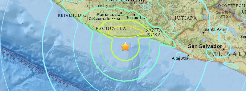 Powerful M6.8 earthquake hits near the coast of Guatemala
