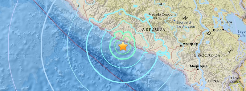 Strong and shallow M6.4 earthquake hits near the coast of Peru