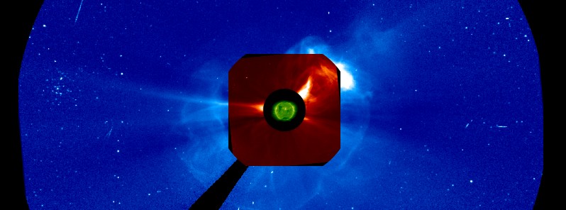 Major solar flare erupts near the eastern limb, no Earth-directed CMEs