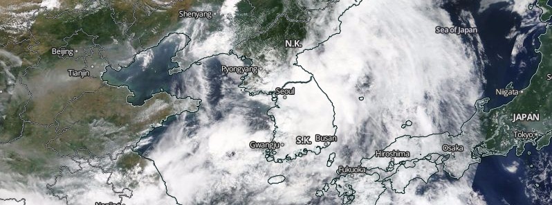 South Korea enters summer rainy season, up to 180 mm (7 inches) per hour