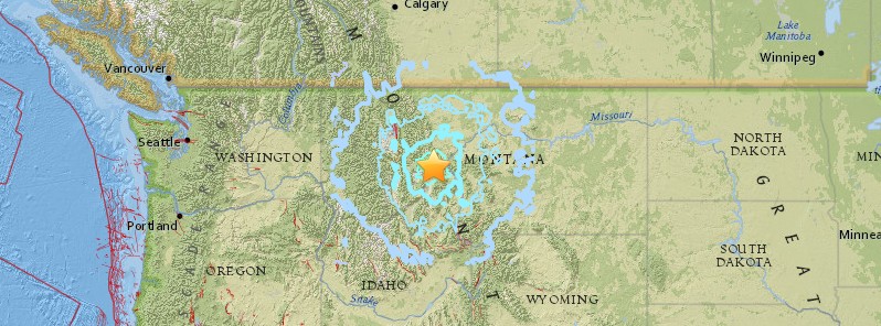 Strong and shallow M5.8 earthquake shakes Montana, US