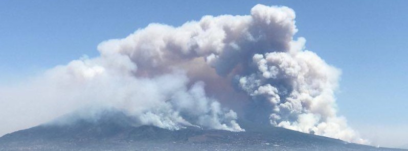 Mount Vesuvius on fire, tourists and residents evacuated, Italy