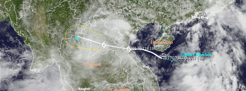 Tropical Storm “Talas” makes landfall over central Vietnam