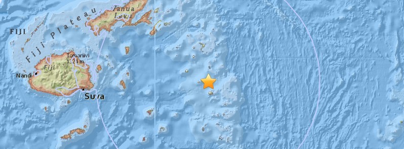 Strong and deep M6.4 earthquake hits Fiji