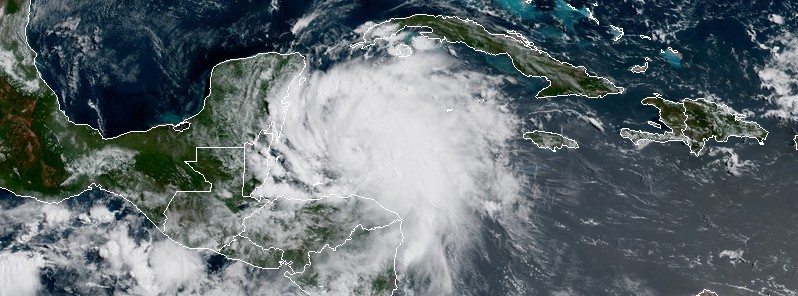 Tropical Storm “Franklin” about to hit Yucatan peninsula, Mexico