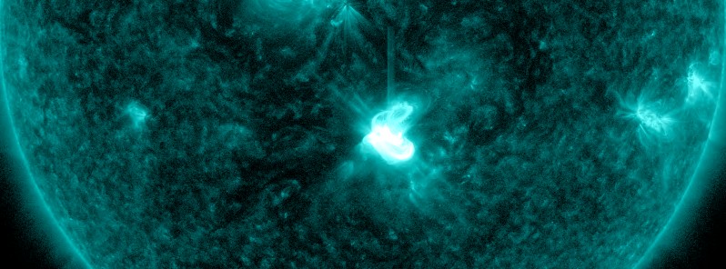 Geoeffective Region 2673 unleashed M1.2 solar flare, Earth-directed CMEs possible
