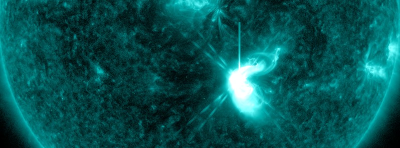 7 M-class solar flares from geoeffective region, Earth-directed CME produced, S1 radiation storm