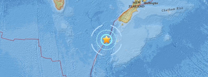 Shallow M6.1 earthquake hits Auckland Islands, M5.1 Cook Strait, New Zealand